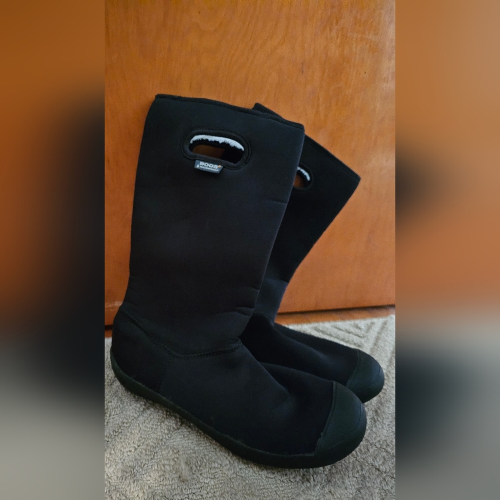 Bogs Black Women's Winter Rain Boots